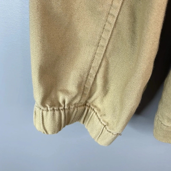 OLD NAVY Classic Field Jacket Shore Enough Tan Utility Zip Drawstring Waist M - Picture 7 of 12